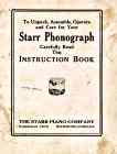 Starr phonograph manual