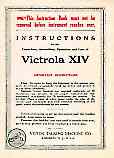 Victor Victrola model XIV manual